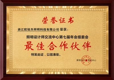 The Best Partner of the 7th Lighting Designer Exchange Center