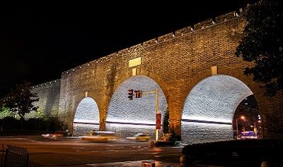 Nanjing ancient city wall lighting
