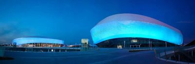 The night view implementation plan of Jinjiang Second Sports Center