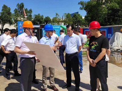 Deputy Mayor Xiang Lemin went to South Taihu New District to investigate the new plant project of Ou Ruijie Lighting